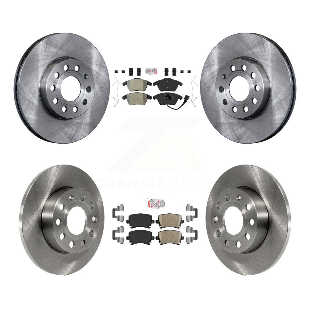 Disc Rotors and Semi-Metallic (Front) & Ceramic (Rear) Brake Pads Kit-K8A-103622 - Kit.bestparts.ca