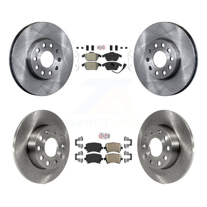 Disc Rotors and Semi-Metallic (Front) & Ceramic (Rear) Brake Pads Kit-K8A-103622 - Kit.bestparts.ca