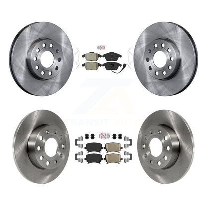 Disc Rotors and Semi-Metallic (Front) & Ceramic (Rear) Brake Pads Kit-K8A-103623 - Kit.bestparts.ca