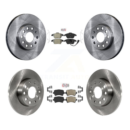 Disc Rotors and Semi-Metallic (Front) & Ceramic (Rear) Brake Pads Kit-K8A-103624 - Kit.bestparts.ca