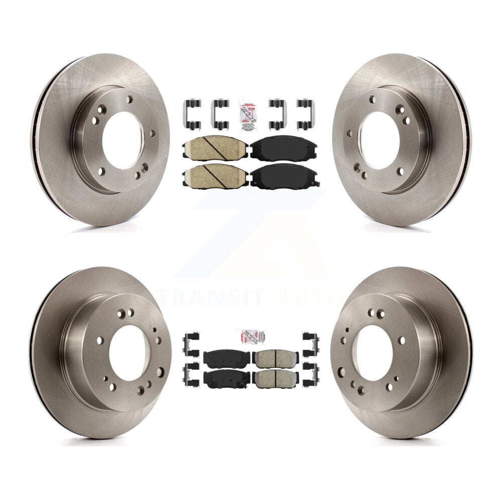 Disc Rotors and Ceramic (Front) & Semi-Metallic (Rear) Brake Pads Kit-K8A-103625 - Kit.bestparts.ca Kit.bestparts.ca