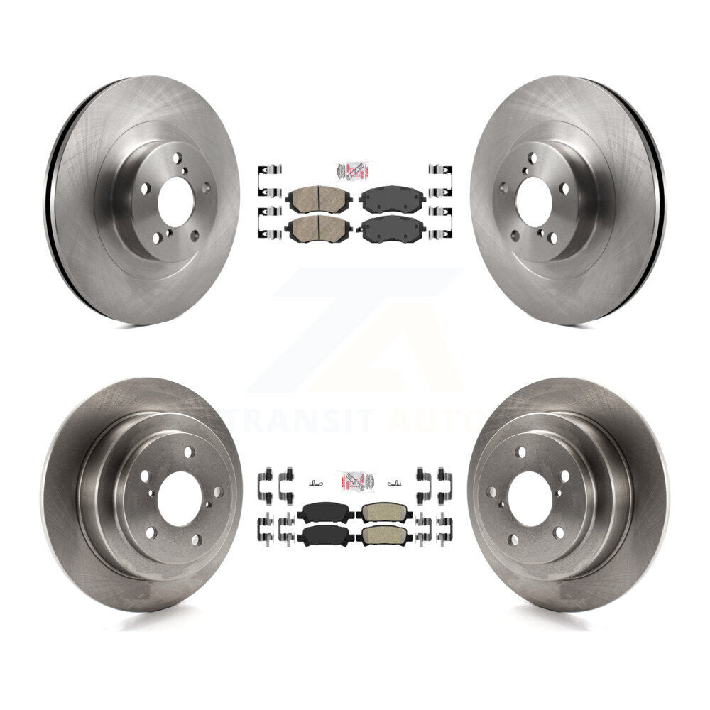 Disc Rotors and Ceramic (Front) & Semi-Metallic (Rear) Brake Pads Kit-K8A-103640 - Kit.bestparts.ca