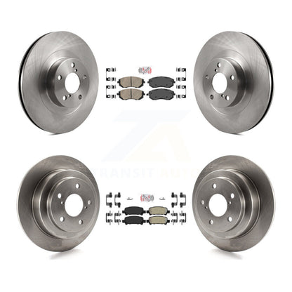 Disc Rotors and Ceramic (Front) & Semi-Metallic (Rear) Brake Pads Kit-K8A-103640 - Kit.bestparts.ca