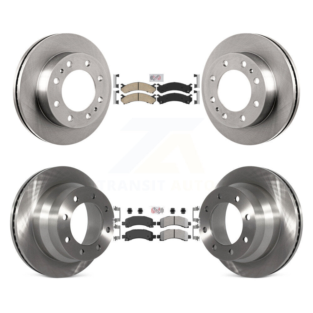 Disc Rotors and Ceramic (Front) & Semi-Metallic (Rear) Brake Pads Kit-K8A-103650 - Kit.bestparts.ca