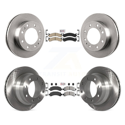 Disc Rotors and Ceramic (Front) & Semi-Metallic (Rear) Brake Pads Kit-K8A-103650 - Kit.bestparts.ca