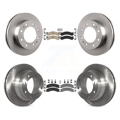 Disc Rotors and Ceramic (Front) & Semi-Metallic (Rear) Brake Pads Kit-K8A-103652 - Kit.bestparts.ca