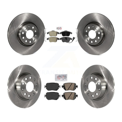 Disc Rotors and Semi-Metallic (Front) & Ceramic (Rear) Brake Pads Kit-K8A-103667 - Kit.bestparts.ca