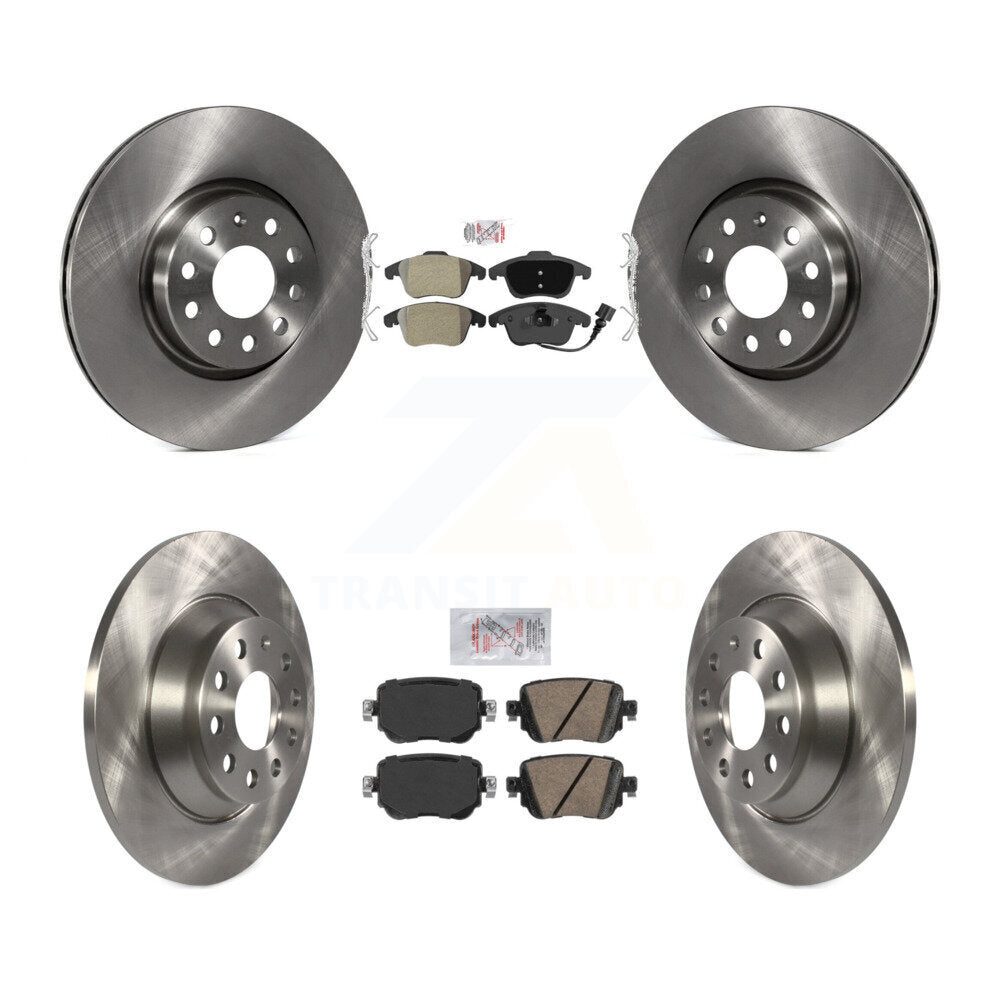 Disc Rotors and Semi-Metallic (Front) & Ceramic (Rear) Brake Pads Kit-K8A-103668 - Kit.bestparts.ca