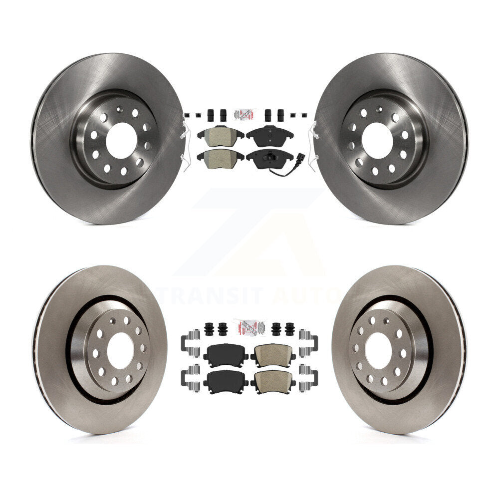 disc rotors and semi metallic front ceramic rear brake pads-k8a-103674 - Kit.bestparts.ca