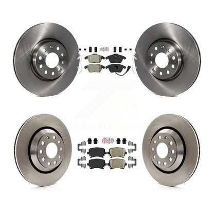 disc rotors and semi metallic front ceramic rear brake pads-k8a-103674 - Kit.bestparts.ca