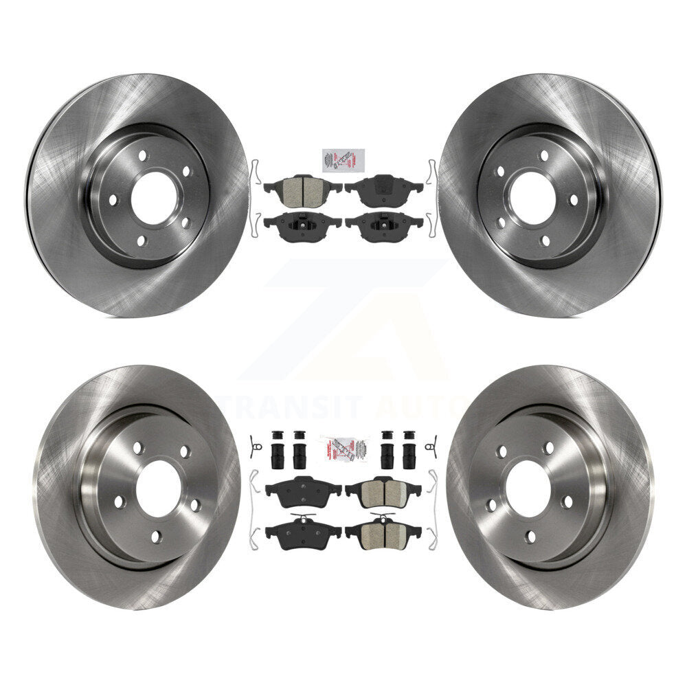 Disc Rotors and Semi-Metallic (Front) & Ceramic (Rear) Brake Pads Kit-K8A-103678 - Kit.bestparts.ca Kit.bestparts.ca