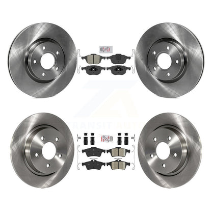 Disc Rotors and Semi-Metallic (Front) & Ceramic (Rear) Brake Pads Kit-K8A-103678 - Kit.bestparts.ca