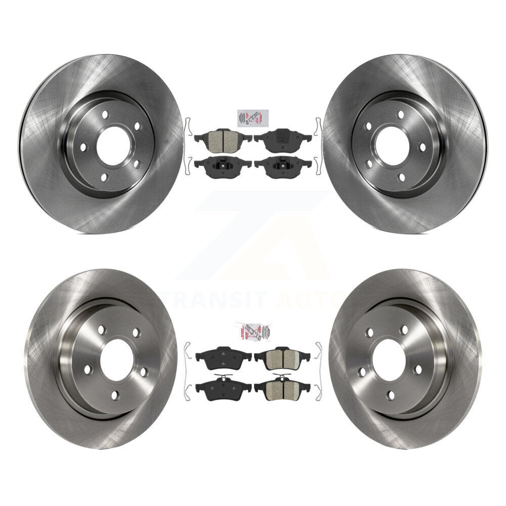 Disc Rotors and Semi-Metallic (Front) & Ceramic (Rear) Brake Pads Kit-K8A-103679 - Kit.bestparts.ca Kit.bestparts.ca