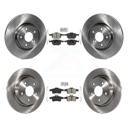 Disc Rotors and Semi-Metallic (Front) & Ceramic (Rear) Brake Pads Kit-K8A-103679 - Kit.bestparts.ca