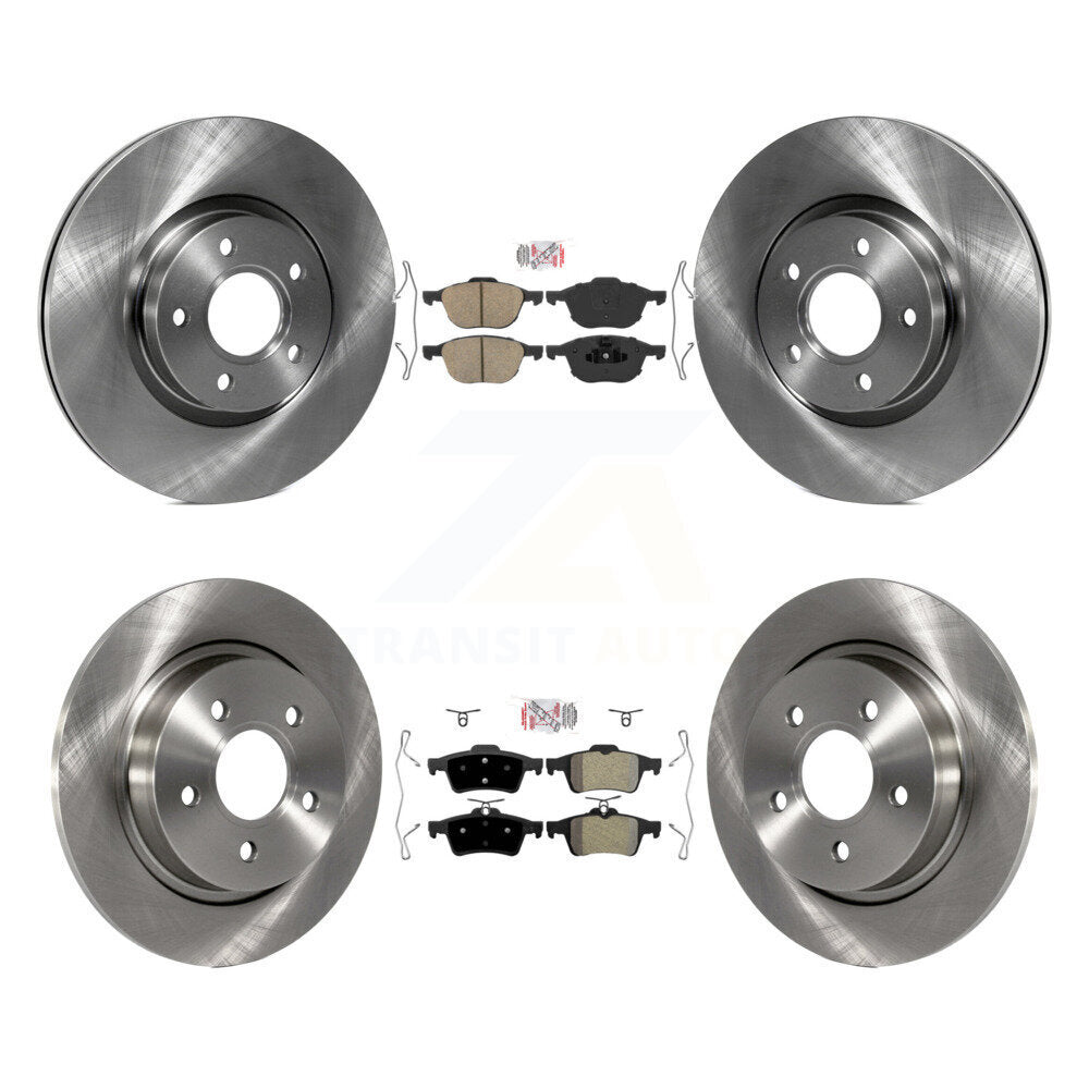 Disc Rotors and Ceramic (Front) & Semi-Metallic (Rear) Brake Pads Kit-K8A-103680 - Kit.bestparts.ca Kit.bestparts.ca