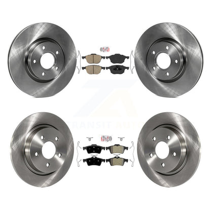 Disc Rotors and Ceramic (Front) & Semi-Metallic (Rear) Brake Pads Kit-K8A-103680 - Kit.bestparts.ca
