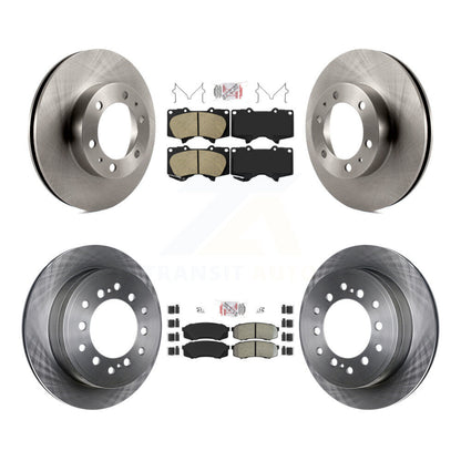 Disc Rotors and Ceramic (Front) & Semi-Metallic (Rear) Brake Pads Kit-K8A-103683 - Kit.bestparts.ca