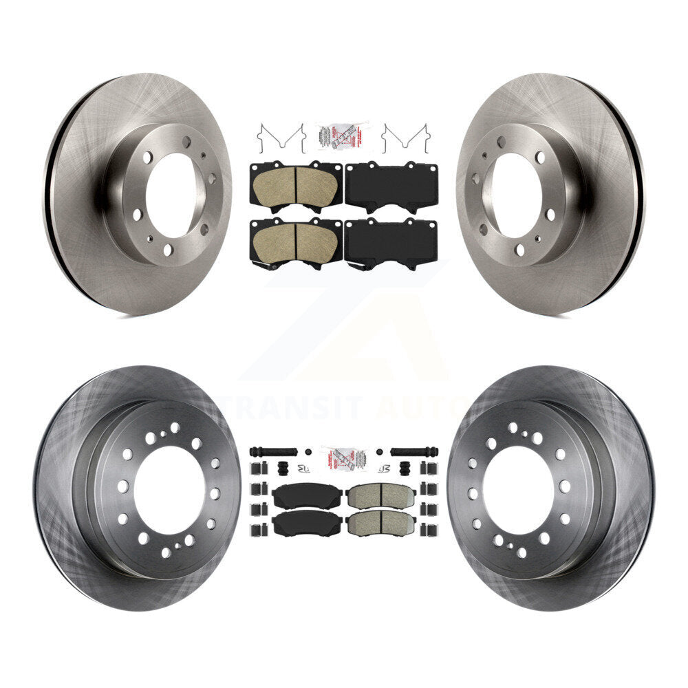 Disc Rotors and Ceramic (Front) & Semi-Metallic (Rear) Brake Pads Kit-K8A-103684 - Kit.bestparts.ca Kit.bestparts.ca