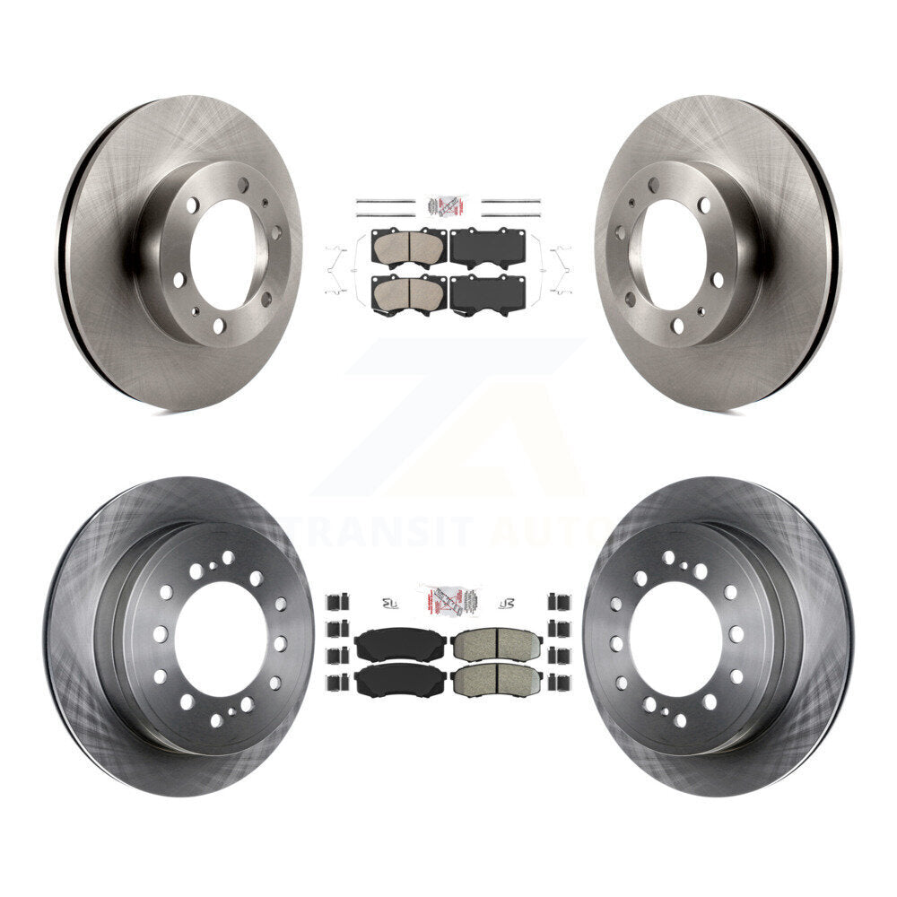 Disc Rotors and Ceramic (Front) & Semi-Metallic (Rear) Brake Pads Kit-K8A-103685 - Kit.bestparts.ca