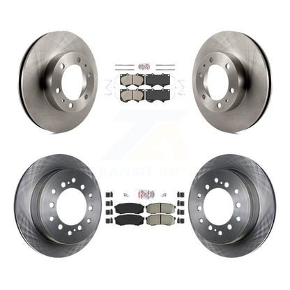 Disc Rotors and Ceramic (Front) & Semi-Metallic (Rear) Brake Pads Kit-K8A-103685 - Kit.bestparts.ca