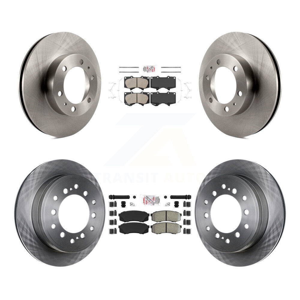 Disc Rotors and Ceramic (Front) & Semi-Metallic (Rear) Brake Pads Kit-K8A-103686 - Kit.bestparts.ca