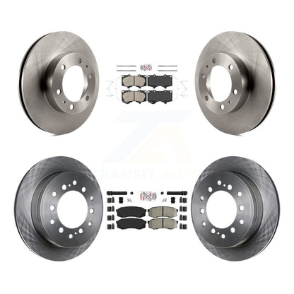 Disc Rotors and Ceramic (Front) & Semi-Metallic (Rear) Brake Pads Kit-K8A-103686 - Kit.bestparts.ca