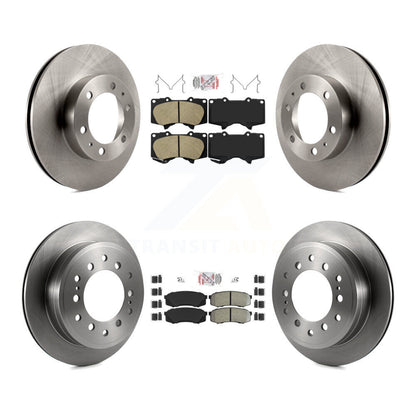 Disc Rotors and Ceramic (Front) & Semi-Metallic (Rear) Brake Pads Kit-K8A-103687 - Kit.bestparts.ca