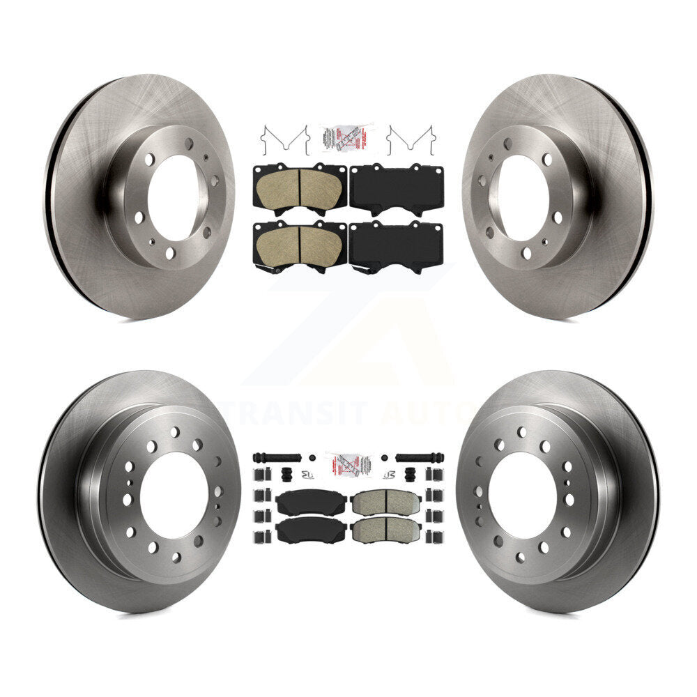 Disc Rotors and Ceramic (Front) & Semi-Metallic (Rear) Brake Pads Kit-K8A-103688 - Kit.bestparts.ca