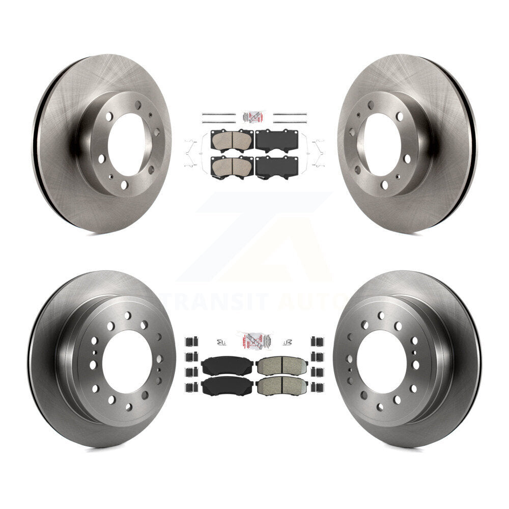 Disc Rotors and Ceramic (Front) & Semi-Metallic (Rear) Brake Pads Kit-K8A-103689 - Kit.bestparts.ca