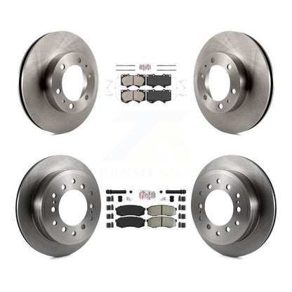 Disc Rotors and Ceramic (Front) & Semi-Metallic (Rear) Brake Pads Kit-K8A-103690 - Kit.bestparts.ca
