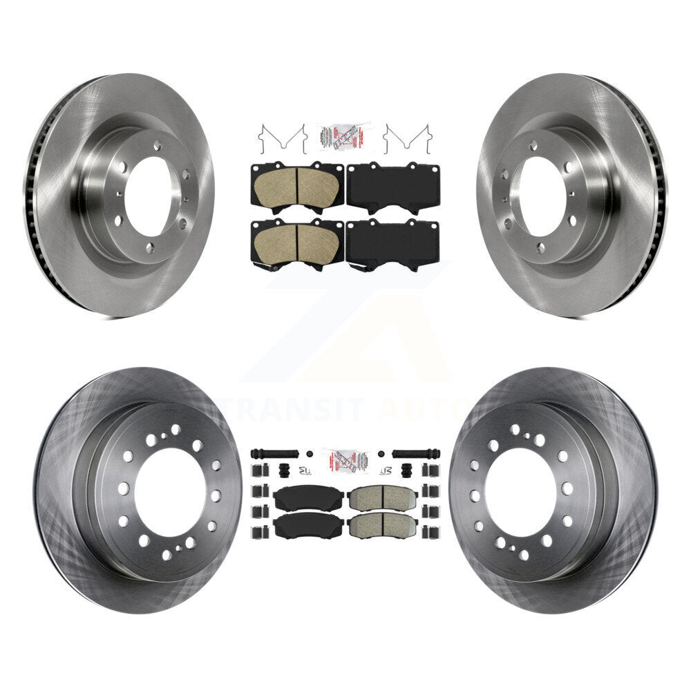 Disc Rotors and Ceramic (Front) & Semi-Metallic (Rear) Brake Pads Kit-K8A-103700 - Kit.bestparts.ca