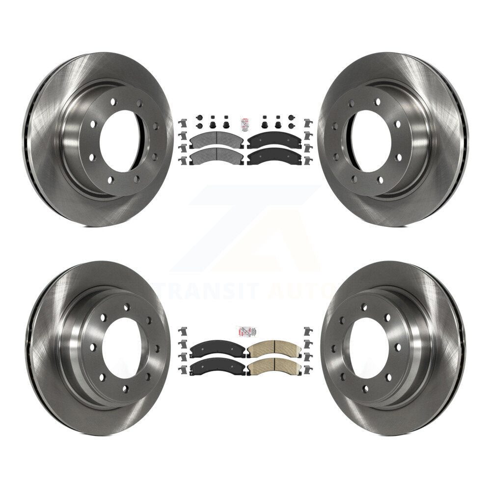 Disc Rotors and Semi-Metallic (Front) & Ceramic (Rear) Brake Pads Kit-K8A-103704 - Kit.bestparts.ca