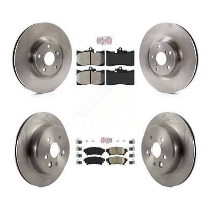 Disc Rotors and Semi-Metallic (Front) & Ceramic (Rear) Brake Pads Kit-K8A-104886 - Kit.bestparts.ca