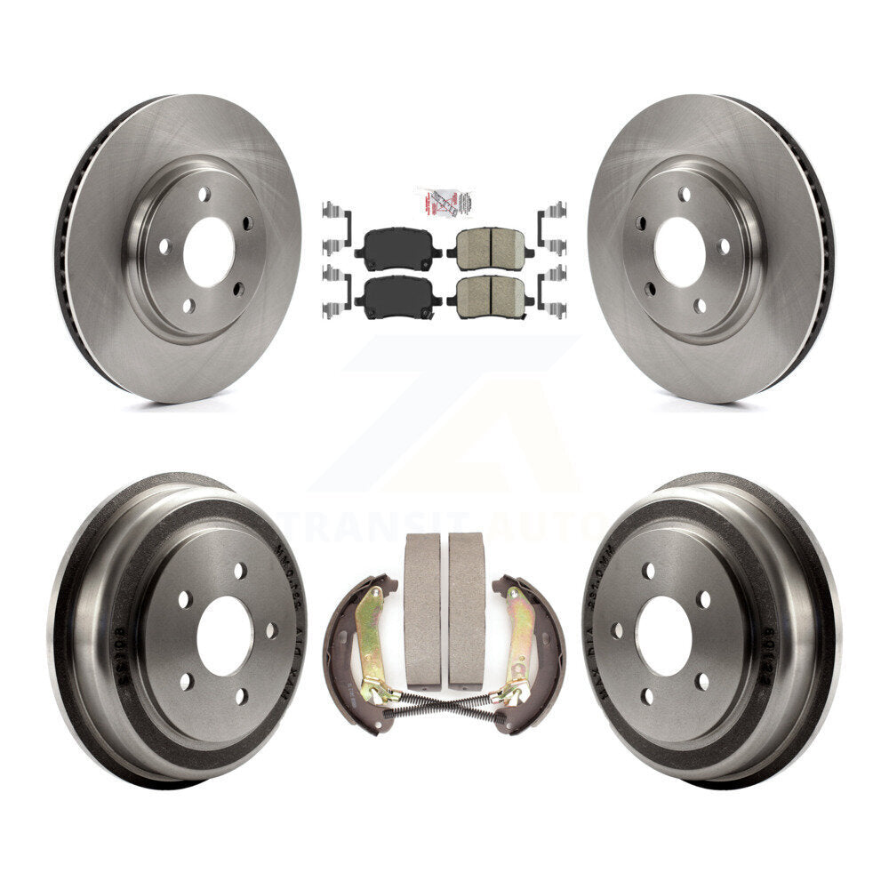 Disc Rotors and Ceramic Brake Pads Kit-K8A-105076 - Kit.bestparts.ca