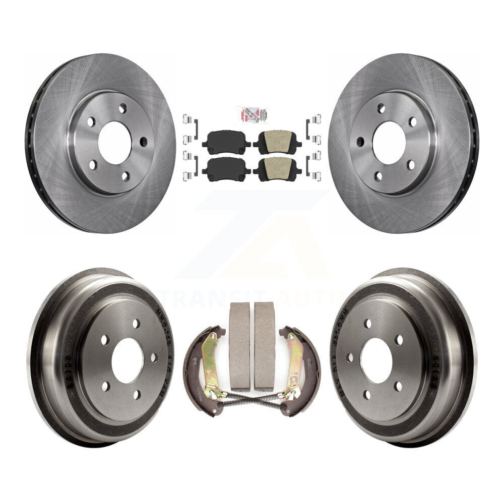 Disc Rotors and Ceramic Brake Pads Kit-K8A-105080 - Kit.bestparts.ca