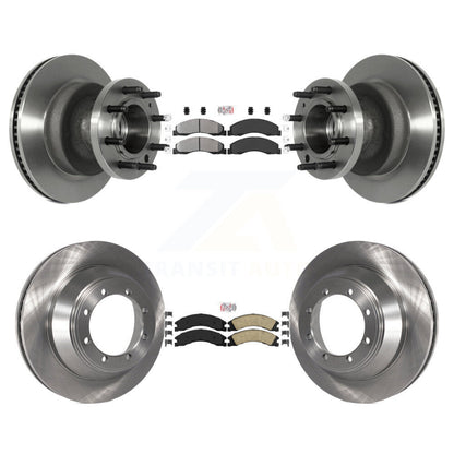 Disc Rotors and Semi-Metallic (Front) & Ceramic (Rear) Brake Pads Kit-K8A-105266 - Kit.bestparts.ca