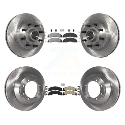 Disc Rotors and Semi-Metallic (Front) & Ceramic (Rear) Brake Pads Kit-K8A-105268 - Kit.bestparts.ca