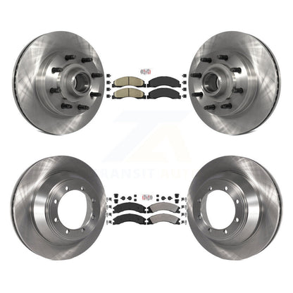 Disc Rotors and Ceramic (Front) & Semi-Metallic (Rear) Brake Pads Kit-K8A-105271 - Kit.bestparts.ca