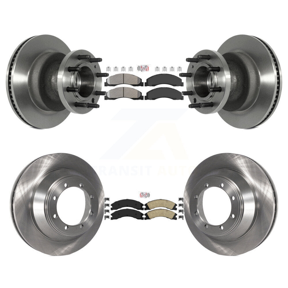 Disc Rotors and Semi-Metallic (Front) & Ceramic (Rear) Brake Pads Kit-K8A-105273 - Kit.bestparts.ca