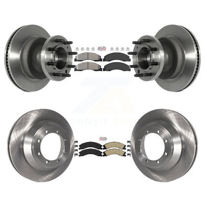 Disc Rotors and Semi-Metallic (Front) & Ceramic (Rear) Brake Pads Kit-K8A-105273 - Kit.bestparts.ca
