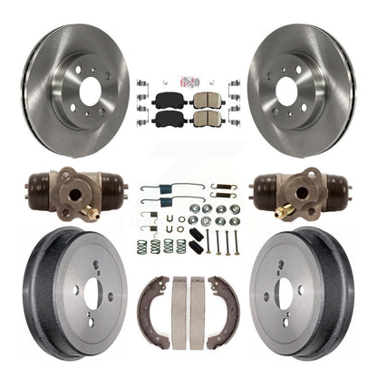 disc rotors and ceramic brake pads-k8a-105425 - Kit.bestparts.ca