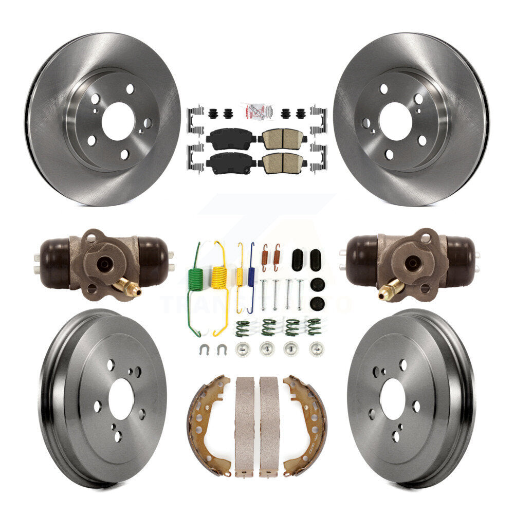 Disc Rotors and Ceramic Brake Pads Kit-K8A-105434 - Kit.bestparts.ca