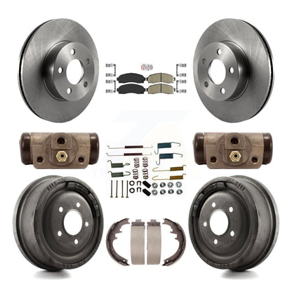 Disc Rotors and Ceramic Brake Pads Kit-K8A-105494 - Kit.bestparts.ca