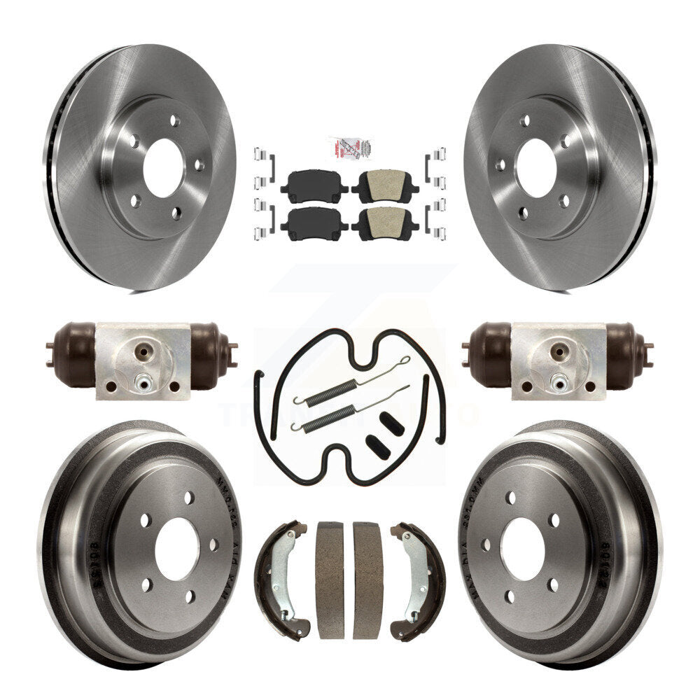 Disc Rotors and Ceramic Brake Pads Kit-K8A-105534 - Kit.bestparts.ca