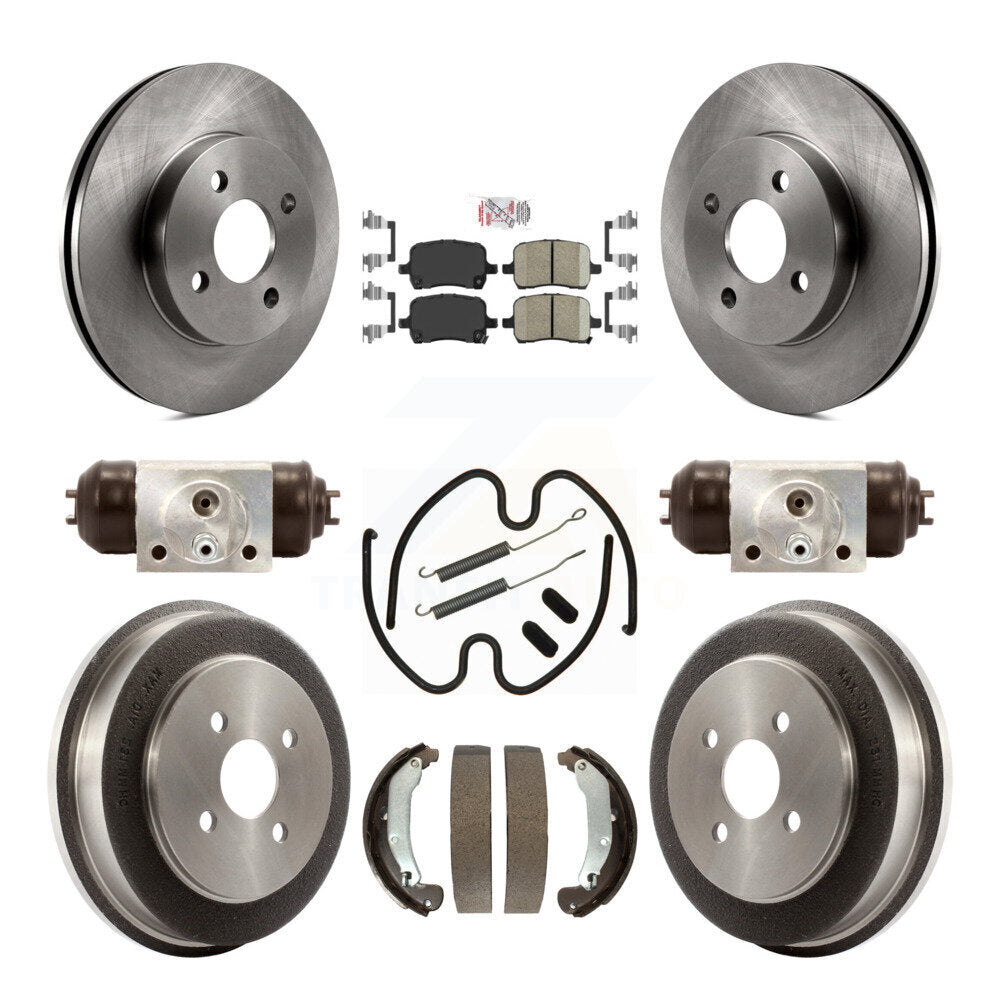 Disc Rotors and Ceramic Brake Pads Kit-K8A-105540