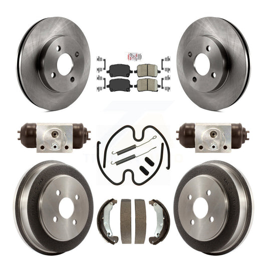 Disc Rotors and Ceramic Brake Pads Kit-K8A-105540