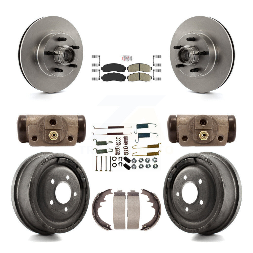Disc Rotors and Ceramic Brake Pads Kit-K8A-105653 - Kit.bestparts.ca