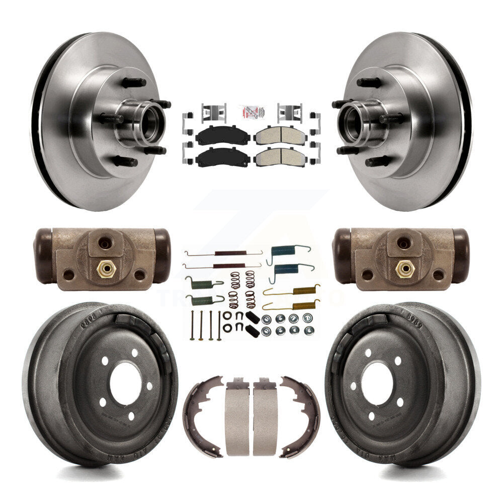 Disc Rotors and Semi-Metallic Brake Pads Kit-K8A-105658 - Kit.bestparts.ca