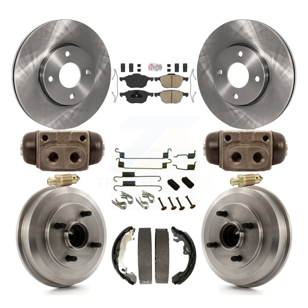 Disc Rotors and Ceramic Brake Pads Kit-K8A-105702 - Kit.bestparts.ca