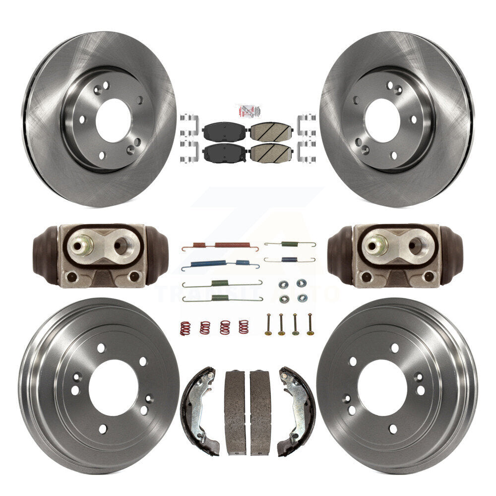 Disc Rotors and Ceramic Brake Pads Kit-K8A-105714 - Kit.bestparts.ca
